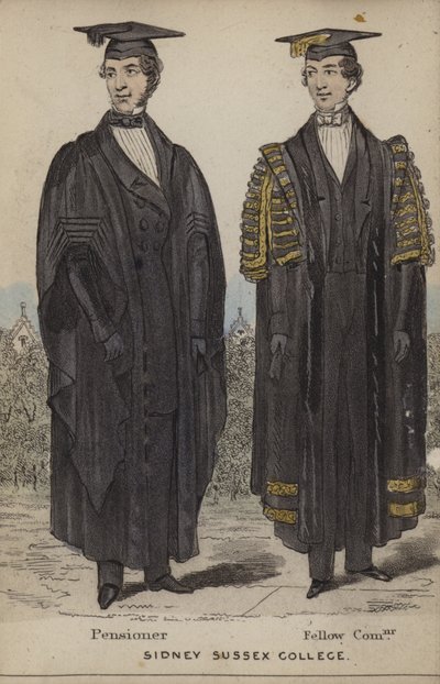 Pensionist, Fellow Commoner, Sidney Sussex College af English School