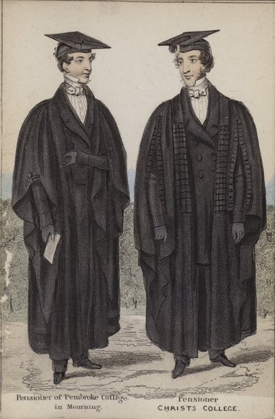 Pensionist fra Pembroke College i sorg, Pensionist, Christs College af English School