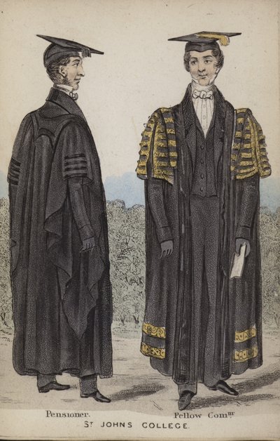 Pensoner, Fellow Commoner, St Johns College af English School