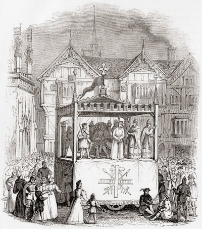 Opførelse af et passionsspil fra det 15. århundrede - The Trial and Crucifixion of Christ - af Smith