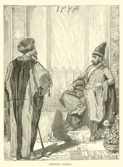 Persian Nobles  af English School
