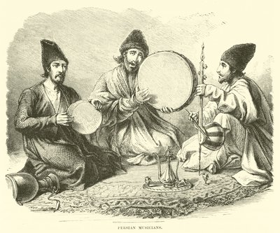 Persian musicians  af English School