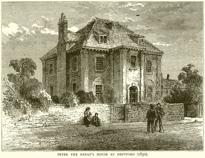 Peter de Stores hus i Deptford (1850) af English School