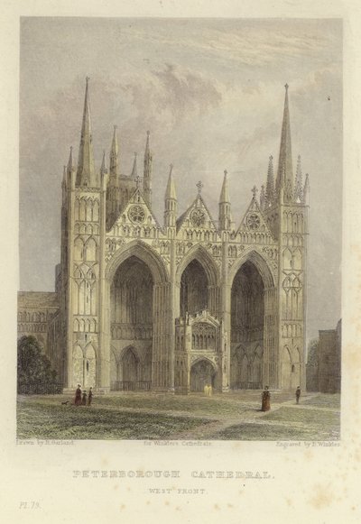 Peterborough katedral af English School