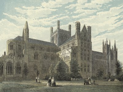 Peterborough Cathedral, North East View af English School