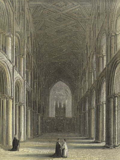 Peterborough Cathedral, The Nave af English School