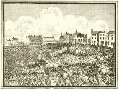 Peterloo massakren af English School