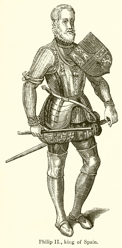Filip II, konge af Spanien af English School