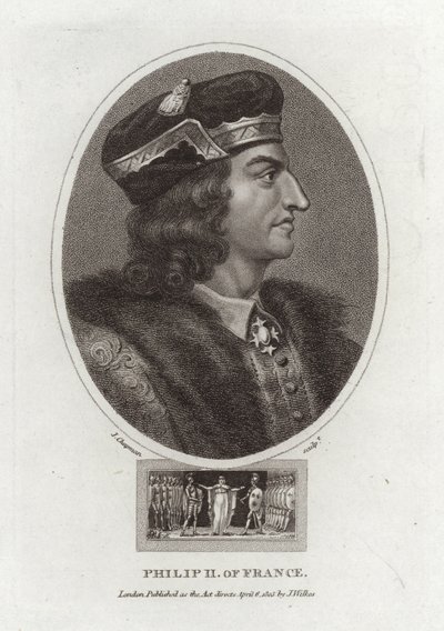 Filip II af Frankrig af English School