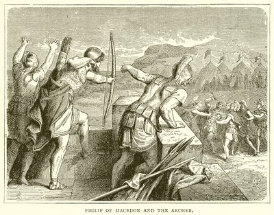 Filip af Makedonien og bueskytten af English School