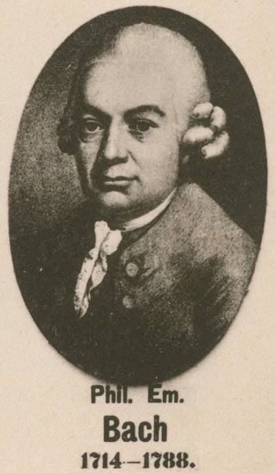 Philipp Emanuel Bach (gravering) af English School