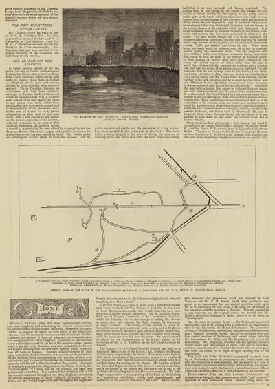 Phoenix Park Murders (gravering) af English School
