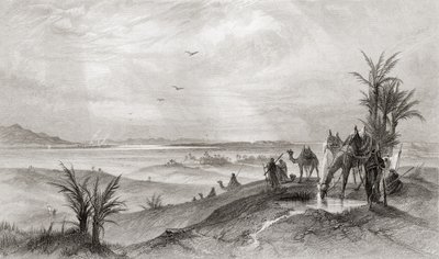 Pi Hahiroth og Det Røde Hav, hvor israelitterne slog lejr under deres udvandring fra Egypten, fra 