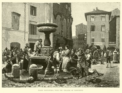 Piazza Montanara, med Marcellus Teater af English School