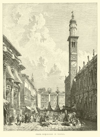 Piazza dei Signori in Vicenza  af English School