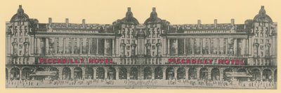Piccadilly Hotel, London af English School