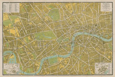 Billedkort over London af English School