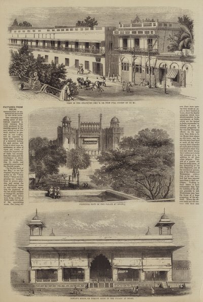 Billeder fra Delhi (gravering) af English School