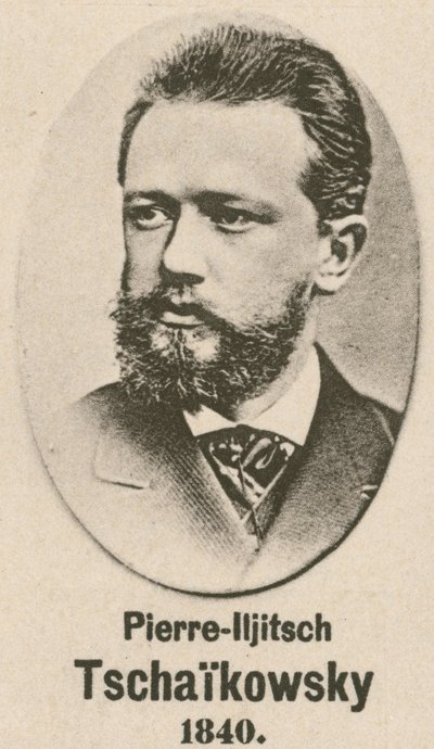 Pierre-Ilyich Tchaikovsky (gravering) af English School