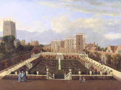 Pierrepont House, Nottingham, ca. 1708-13 af English School
