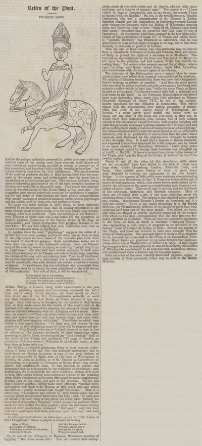 Pilgrimstegn (gravering) af English School