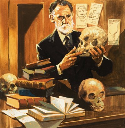 Piltdown mand af English School