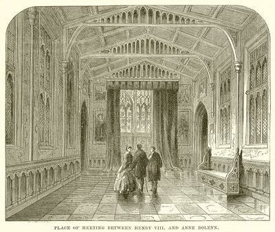 Mødested mellem Henry VIII og Anne Boleyn af English School