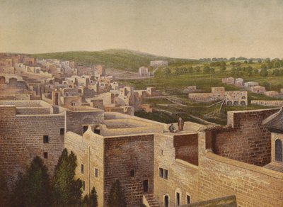 Steder nævnt i Bibelen: Betlehem (chromolitho) af English School