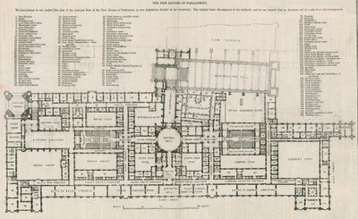 Plan for de nye Huse i Folketinget af English School