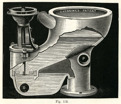 Stempelventilskab, 1870 af English School