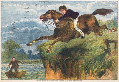 Sprung in den Fluss von English School