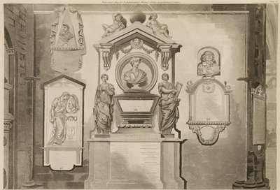 Poets Corner, Westminster Abbey, London af English School