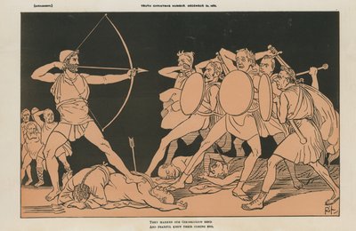 Politisk tegneserie af English School