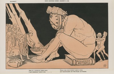 Politisk tegneserie af English School