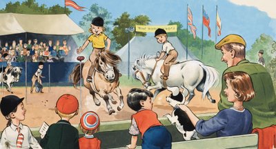 Ponyer af English School