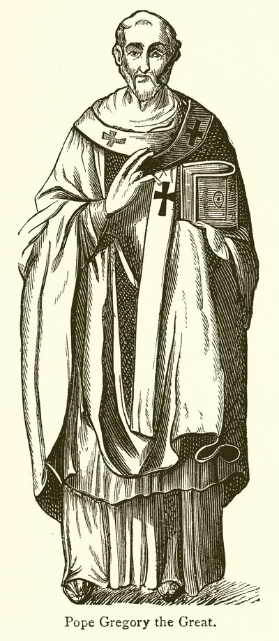 Pave Gregor den Store af English School