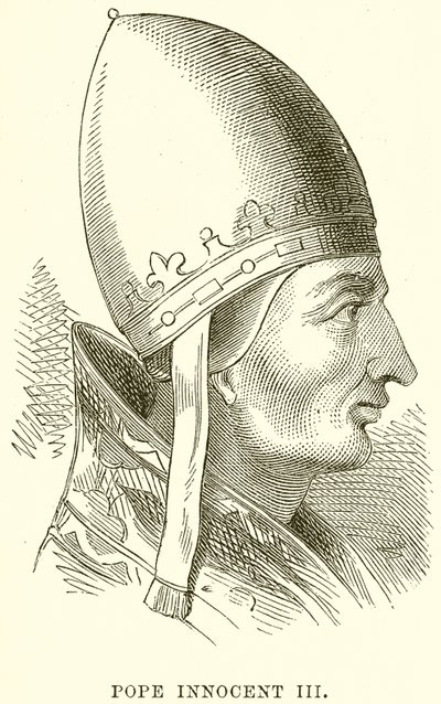 Pave Innocentius III af English School