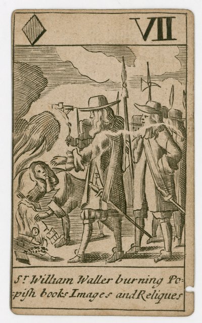 Popish Plot spillekort af English School