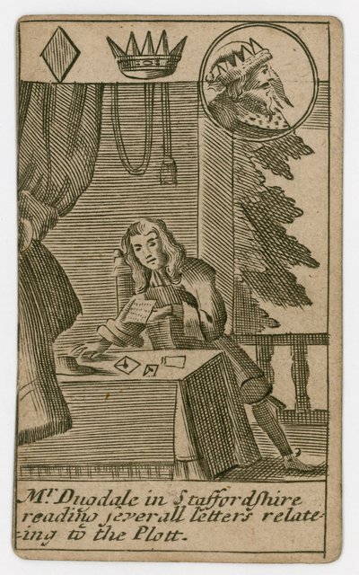 Popish Plot spillekort af English School