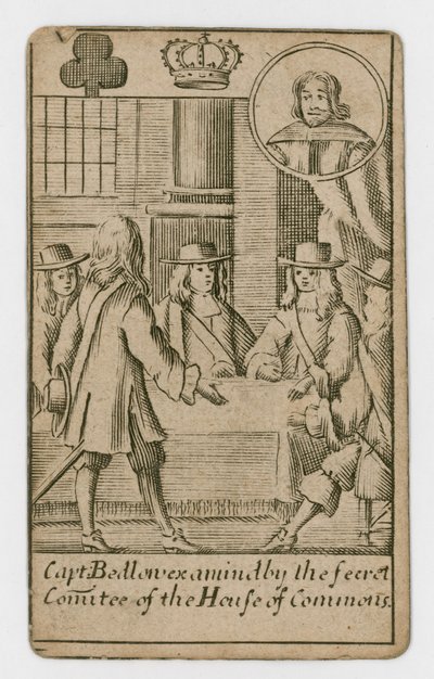 Popish Plot spillekort af English School