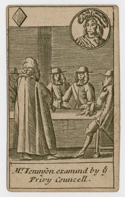 Popish Plot spillekort, 1679 af English School