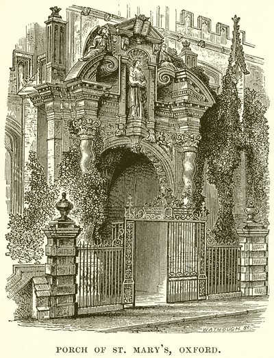 Porch of St. Marys, Oxford af English School