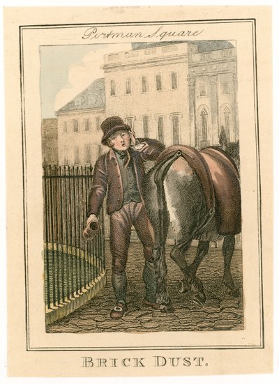 Portman Square. Mursten Støv af English School