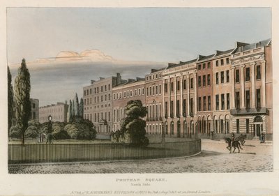 Portman Square, nordsiden af English School