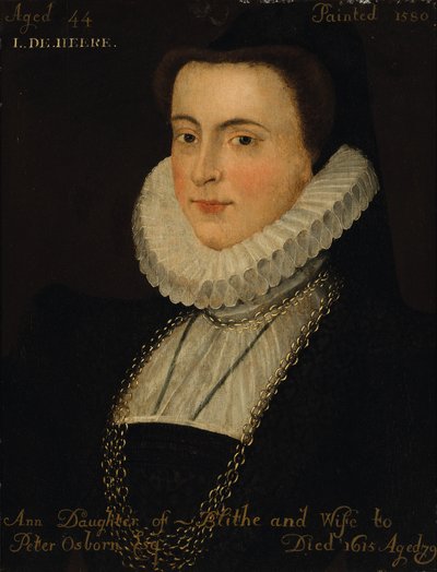 Portræt af Anne Blythe af English School