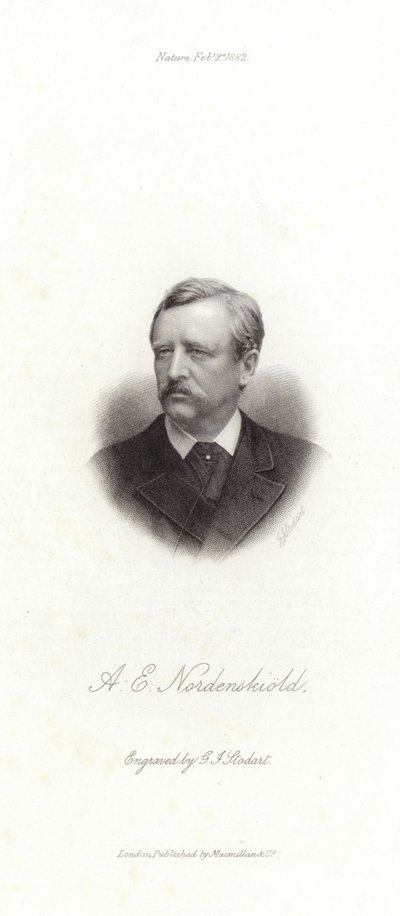 Portret af AE Nordenskioeld af English School