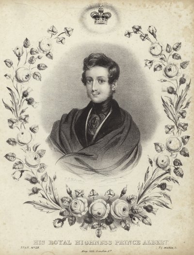 Portræt af Albert, Prinsgemalen af English School