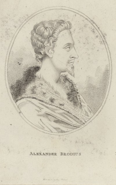 Portræt af Alexander Brodius af English School