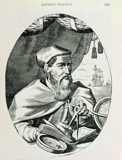 Portræt af Amerigo Vespucci (1454-1512) fra 