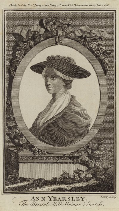 Portræt af Ann Yearsley af English School